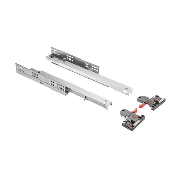 Prowadnica dolnego montażu ze spowalniaczem 3D GTV MODERN SLIDE TANDEM OSHX + sprzęgła 450 mm z cichym domykiem