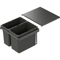 System segregacji odpadów VAUTH-SAGEL ENVI Flex do szafki 500, 1x22/1x16L, antracyt