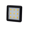 OPRAWA LED SQUARE 3 LED 2,5W 12V NEUTRALNA CZARNA