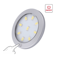 ORBIT OPRAWA LED XL OKRĄGŁA CIEPŁA ALU ON/OFF